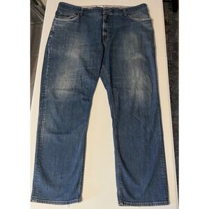 Peter Millar Mens Jeans Size 44x31 (fits 42) Blue Wash Straight Leg Denim Pants